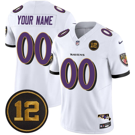 Ravens Jacoby Jones Patch Vapor Limited Custom Jersey - All Stitched BALRAV_KDZ - KINDOZY