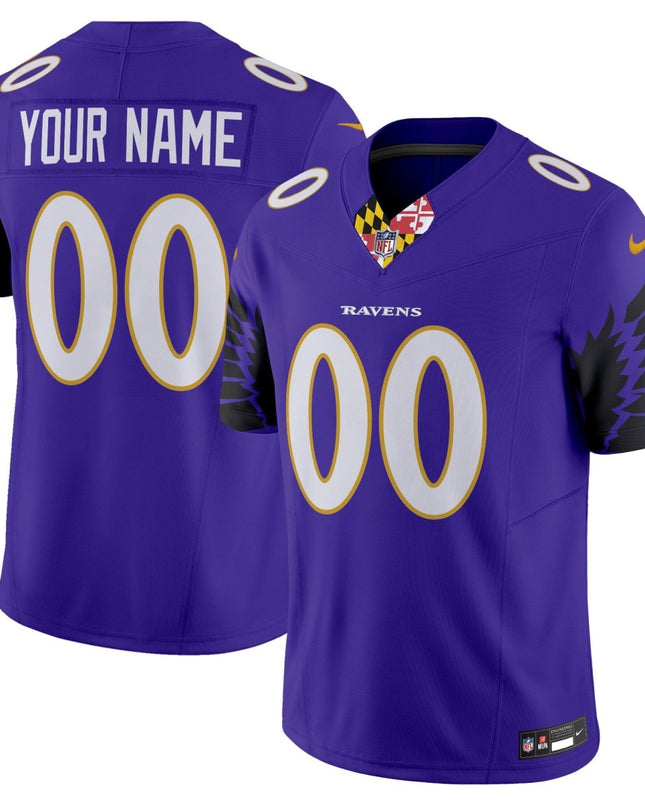 Ravens Special Vapor Limited Custom Jersey - All Stitched BALRAV_KDZ - KINDOZY