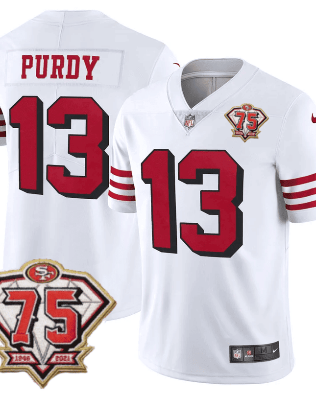 San Francisco 49Ers 75Th Anniversary Color Rush Jersey – All Stitched SF49_KDZ - KINDOZY