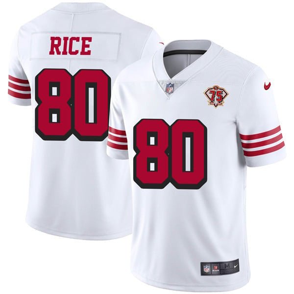 San Francisco 49Ers 75Th Anniversary Color Rush Jersey – All Stitched SF49_KDZ - KINDOZY