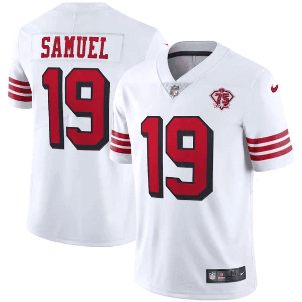 San Francisco 49Ers 75Th Anniversary Color Rush Jersey – All Stitched SF49_KDZ - KINDOZY