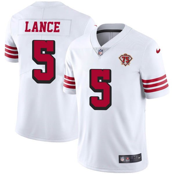 San Francisco 49Ers 75Th Anniversary Color Rush Jersey – All Stitched SF49_KDZ - KINDOZY