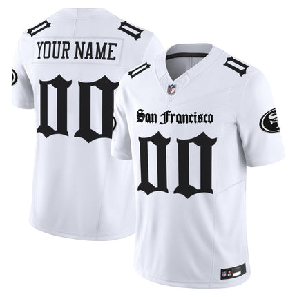 San Francisco 49ers 'Gothic Edition' Vapor Limited Custom Jersey - All Stitched SF49_KDZ - KINDOZY