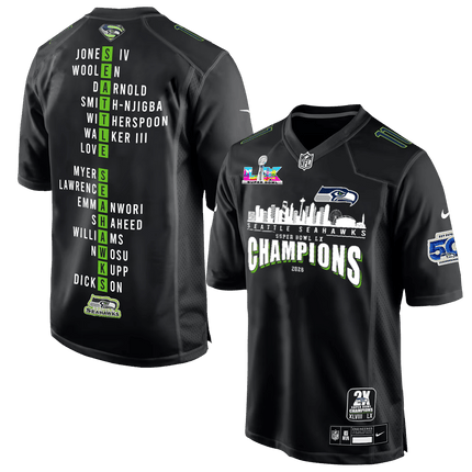 Super Bowl LX Champions Seattle Seahawks Stitched Jersey SEA_KDZ - KINDOZY