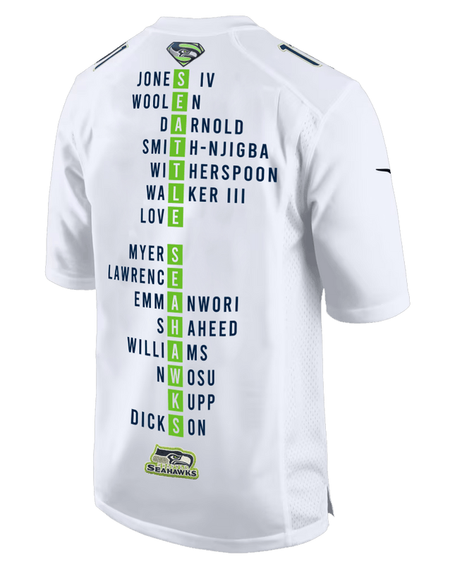 Super Bowl LX Champions Seattle Seahawks Stitched Jersey SEA_KDZ - KINDOZY