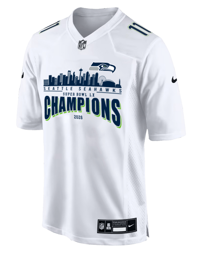 Super Bowl LX Champions Seattle Seahawks Stitched Jersey SEA_KDZ - KINDOZY