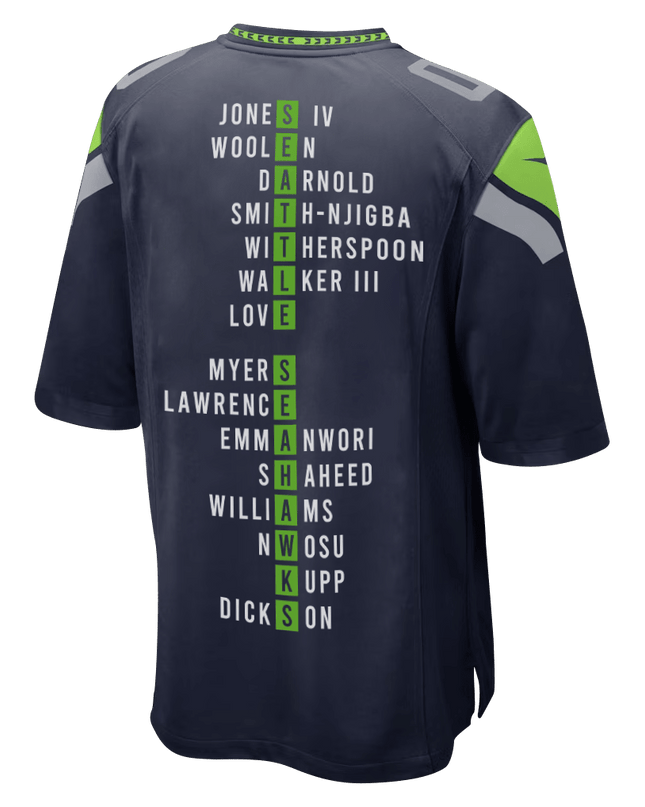 Super Bowl LX Champions Seattle Seahawks Stitched Jersey SEA_KDZ - KINDOZY