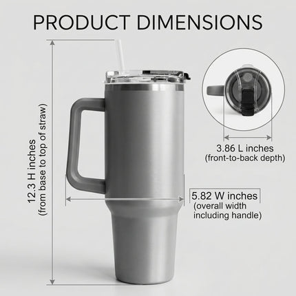Bring Me The Horizon 40oz Tumbler with Lid and Straw