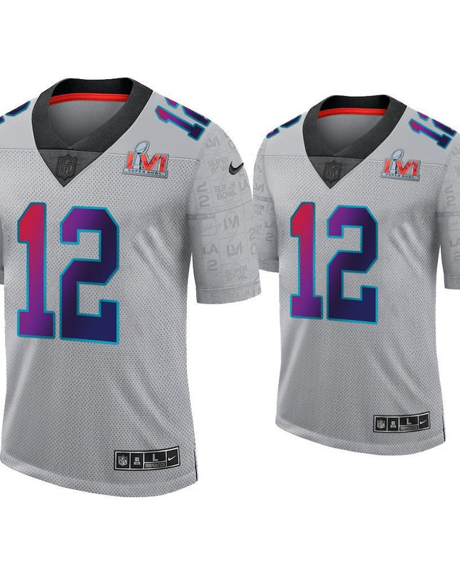 Tampa Bay Buccaneers Gray Super Bowl LVI Limited Jersey - All Stitched TBBUC_KDZ - KINDOZY