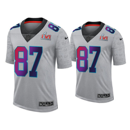 Tampa Bay Buccaneers Gray Super Bowl LVI Limited Jersey - All Stitched TBBUC_KDZ - KINDOZY