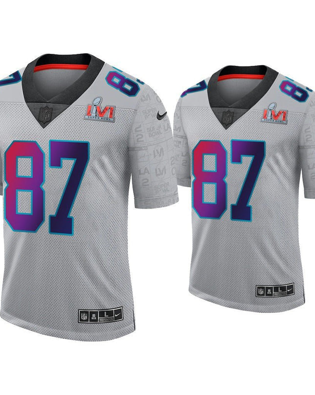 Tampa Bay Buccaneers Gray Super Bowl LVI Limited Jersey - All Stitched TBBUC_KDZ - KINDOZY