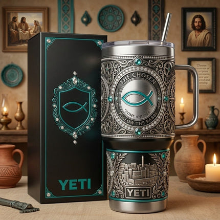 The Chosen Tumbler with Lid and Handle - KINDOZY