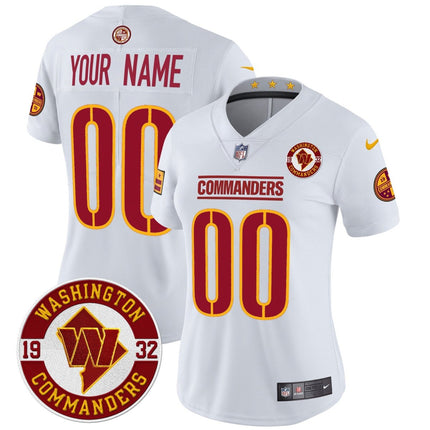 Washington Commanders 2024 Vapor Limited Custom Jersey - Est. 1932 Patch - All Stitched WASCOM_KDZ - KINDOZY