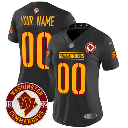 Washington Commanders 2024 Vapor Limited Custom Jersey - Est. 1932 Patch - All Stitched WASCOM_KDZ - KINDOZY