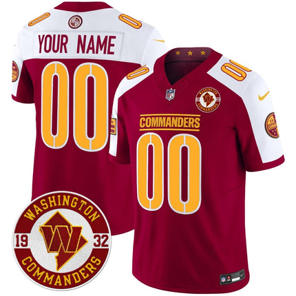 Washington Commanders 2024 Vapor Limited Custom Jersey - Est. 1932 Patch - All Stitched WASCOM_KDZ - KINDOZY