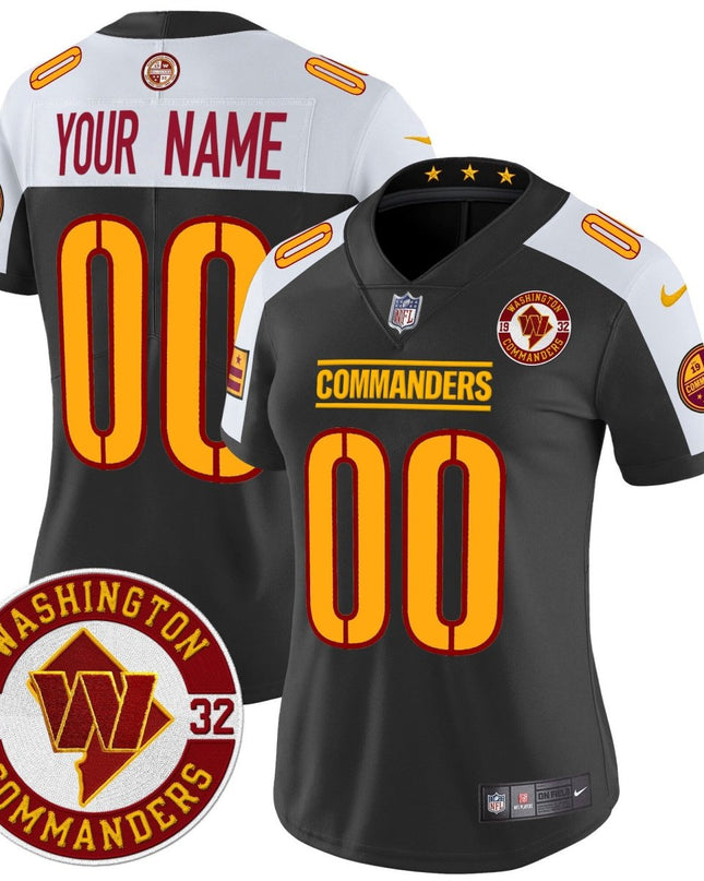 Washington Commanders 2024 Vapor Limited Custom Jersey - Est. 1932 Patch - All Stitched WASCOM_KDZ - KINDOZY