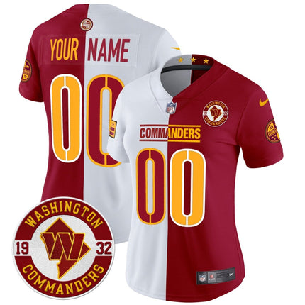 Washington Commanders 2024 Vapor Limited Custom Jersey - Est. 1932 Patch - All Stitched WASCOM_KDZ - KINDOZY
