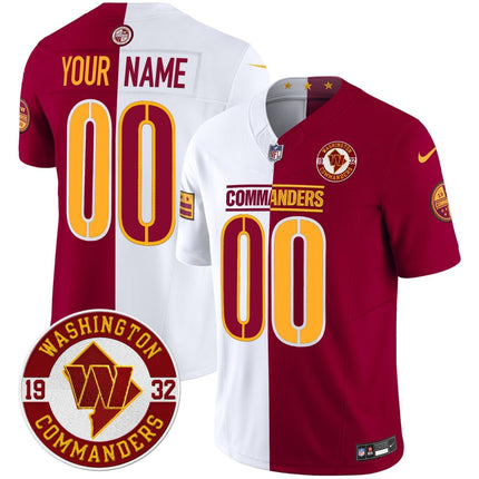 Washington Commanders 2024 Vapor Limited Custom Jersey - Est. 1932 Patch - All Stitched WASCOM_KDZ - KINDOZY
