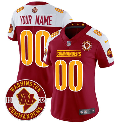Washington Commanders 2024 Vapor Limited Custom Jersey - Est. 1932 Patch - All Stitched WASCOM_KDZ - KINDOZY