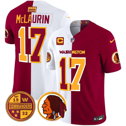 Washington Half Redskins & Commanders Vapor Limited Jersey - All Stitched WASCOM_KDZ - KINDOZY