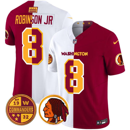 Washington Half Redskins & Commanders Vapor Limited Jersey - All Stitched WASCOM_KDZ - KINDOZY