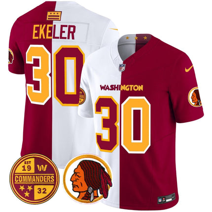 Washington Half Redskins & Commanders Vapor Limited Jersey - All Stitched WASCOM_KDZ - KINDOZY