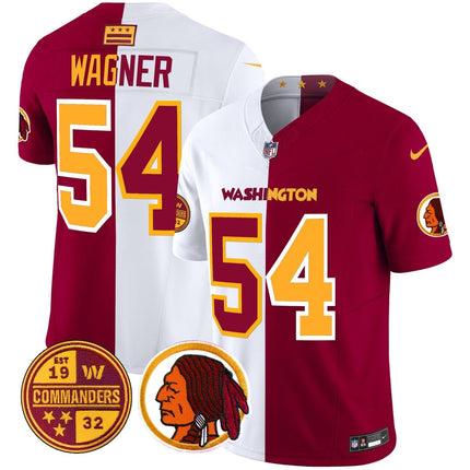 Washington Half Redskins & Commanders Vapor Limited Jersey - All Stitched WASCOM_KDZ - KINDOZY