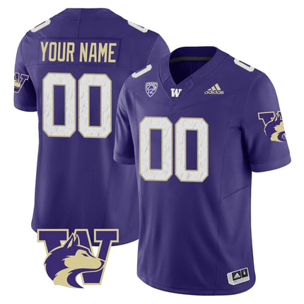 Washington Huskies Limited Custom Jersey - Huskies Logo Patch - KINDOZY