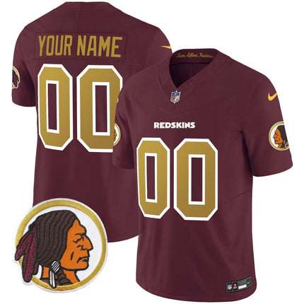 Washington Redskins Throwback Vapor Limited Custom Jersey - All Stitched - KINDOZY