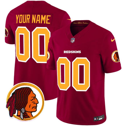 Washington Redskins Throwback Vapor Limited Custom Jersey V2 - All Stitched - KINDOZY