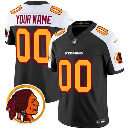 Washington Redskins Throwback Vapor Limited Custom Jersey V2 - All Stitched - KINDOZY