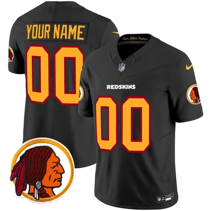 Washington Redskins Throwback Vapor Limited Custom Jersey V2 - All Stitched - KINDOZY