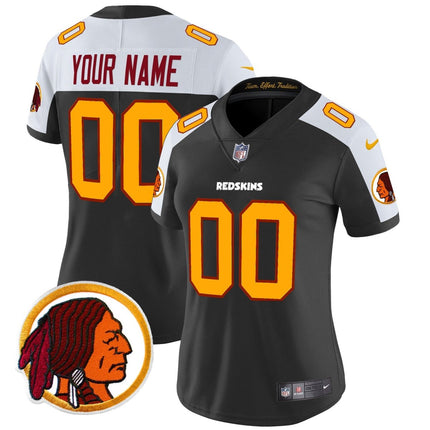 Washington Redskins Throwback Vapor Limited Custom Jersey V2 - All Stitched - KINDOZY