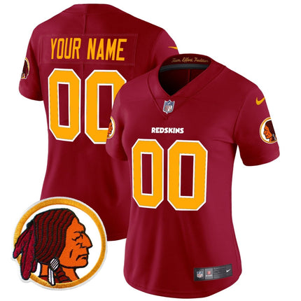 Washington Redskins Throwback Vapor Limited Custom Jersey V2 - All Stitched - KINDOZY