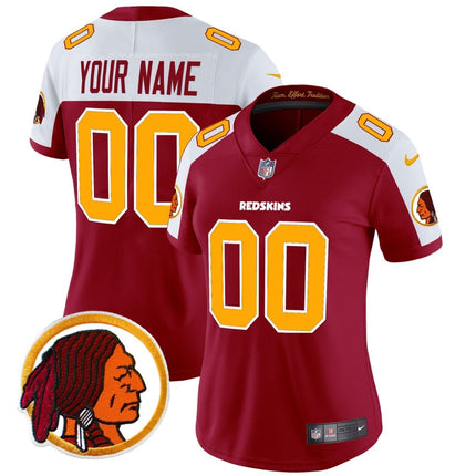 Washington Redskins Throwback Vapor Limited Custom Jersey V2 - All Stitched - KINDOZY