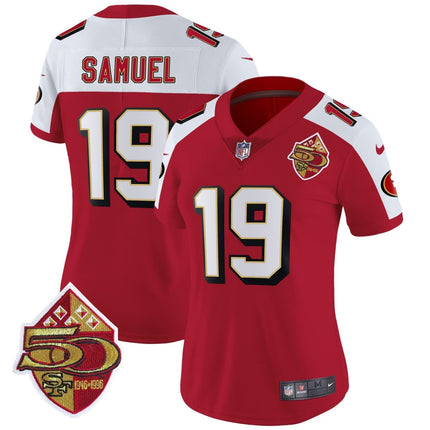 Women's 49ers 1996 Throwback Vapor Limited Jersey - All Stitched SF49_KDZ - KINDOZY