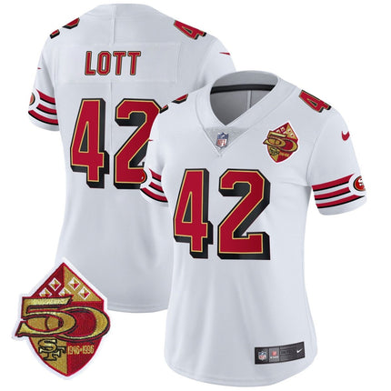 Women's 49ers 1996 Throwback Vapor Limited Jersey - All Stitched SF49_KDZ - KINDOZY