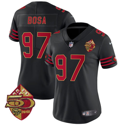 Women's 49ers 1996 Throwback Vapor Limited Jersey - All Stitched SF49_KDZ - KINDOZY