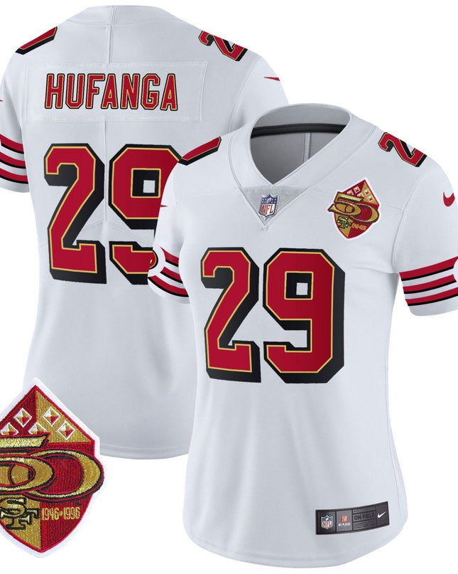 Women's 49ers 1996 Throwback Vapor Limited Jersey - All Stitched SF49_KDZ - KINDOZY