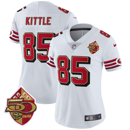 Women's 49ers 1996 Throwback Vapor Limited Jersey - All Stitched SF49_KDZ - KINDOZY
