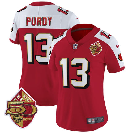 Women's 49ers 1996 Throwback Vapor Limited Jersey - All Stitched SF49_KDZ - KINDOZY