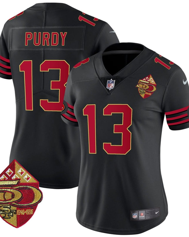 Women's 49ers 1996 Throwback Vapor Limited Jersey - All Stitched SF49_KDZ - KINDOZY