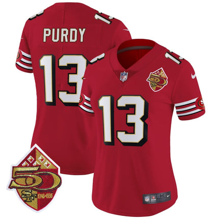 Women's 49ers 1996 Throwback Vapor Limited Jersey - All Stitched SF49_KDZ - KINDOZY