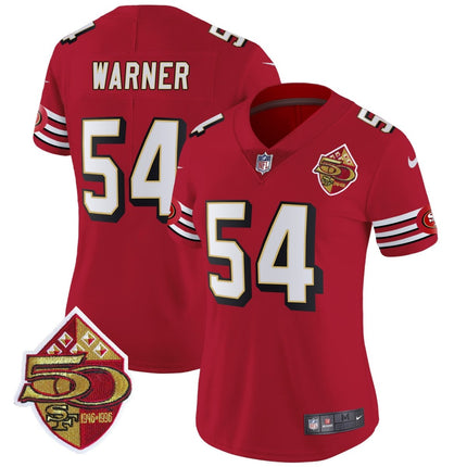 Women's 49ers 1996 Throwback Vapor Limited Jersey - All Stitched SF49_KDZ - KINDOZY