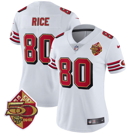 Women's 49ers 1996 Throwback Vapor Limited Jersey - All Stitched SF49_KDZ - KINDOZY