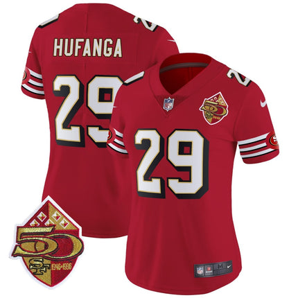 Women's 49ers 1996 Throwback Vapor Limited Jersey - All Stitched SF49_KDZ - KINDOZY