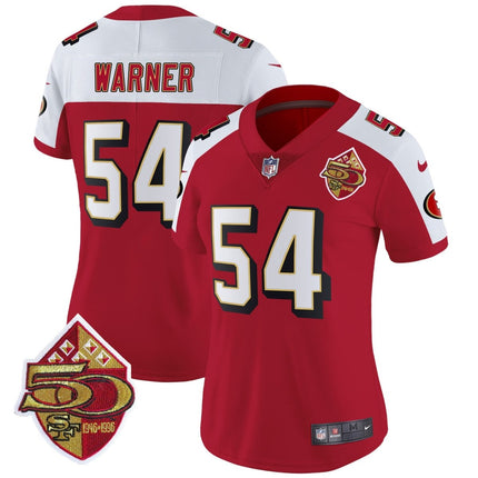 Women's 49ers 1996 Throwback Vapor Limited Jersey - All Stitched SF49_KDZ - KINDOZY