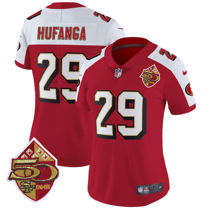 Women's 49ers 1996 Throwback Vapor Limited Jersey - All Stitched SF49_KDZ - KINDOZY