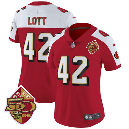 Women's 49ers 1996 Throwback Vapor Limited Jersey - All Stitched SF49_KDZ - KINDOZY