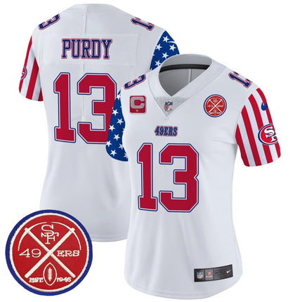 Women's 49ers American Style Vapor Limited Jersey - All Stitched SF49_KDZ - KINDOZY
